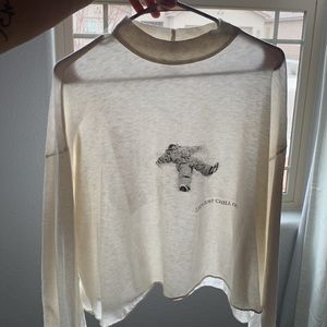 Aerie Lets Chill Out Semi Cropped Long sleeve